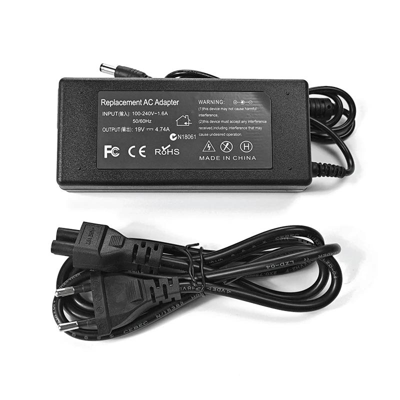DC 19V 4.74A 90W 5.5*2.5mm Ʈ   ASUS Toshiba/Lenovo  A46C X43B A8J K52 U1 U3 S5 W3 W7 Z3 Ʈ
